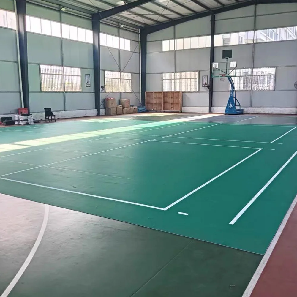 Beable Indoor 4.5MM Thickness Playground PVC Roll Floor Volleyball Court Mat Sport Flooring