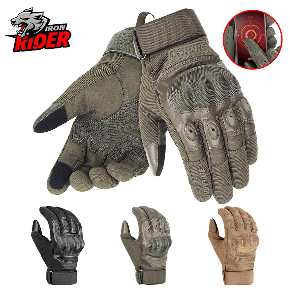 

Summer Breathable Motorcycle Gloves Motorbike Riding Gloves Touch Screen Motocross Full Finger Protective Gloves Anti Slip M-2XL