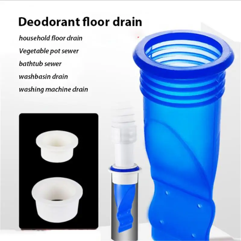 Silicone Floor Drain Odor Proof Leak Core Down Water Pipe Draininner Core Sewer Seal Leak Deodorant Kitchen Bathroom Accessories