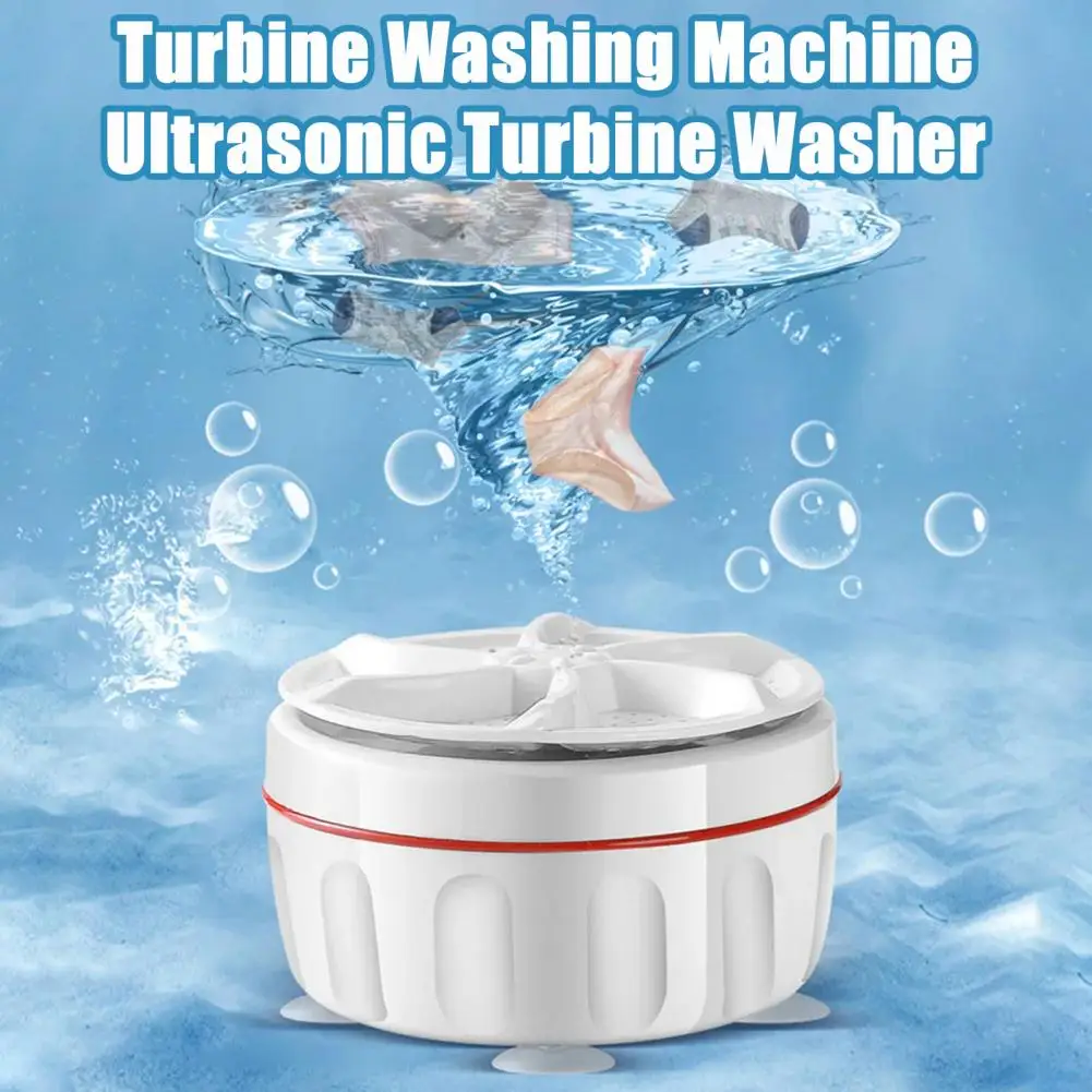 Turbine Washing Machine USB Mini Washing Machine Travel Air Bubble Washing Machine Socks Underwear Dishes Turbine Washer