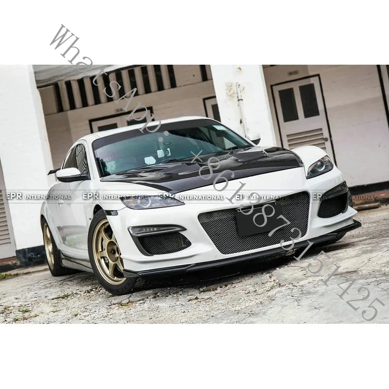 

Suitable RX8 Yumong Style Carbon Fiber Engine Hood Bonnet - High-Strength Dry Carbon, JDM-Inspired Styling Upgrade