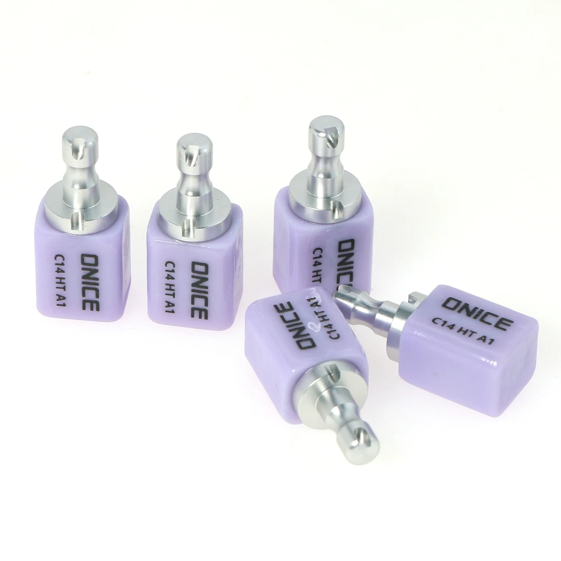 1Box Dental Lithium Disilicate Glass Ceramic Blocks LT/MT/HT C14 CAD/CAM Dental Material for Anterior Veneer & Posterior Crown