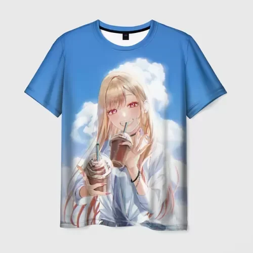 Men/Women's Short-sleeve Kids Kawaii Anime T-Shirt Popular Marin Kitagawa Tshirt 3D Printed Casual Harajuku Unisex Clothes