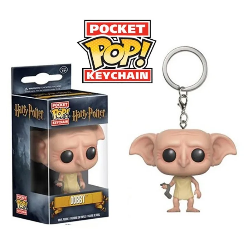 Llaveros Funko Pocket con Harry Potter, Granger, Dumbledore, Malfoy y Voldemort. Juguetes populares para llaveros de bolsillo.
