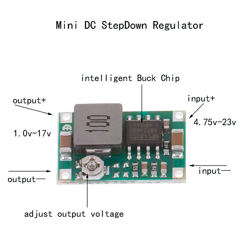 High Quality Step Down Converter Volt Regulator 3A MINI DC-DC STEP DOWN CONVERTER VOLT REGULATOR 5V-23V TO 3.3V 6V 9V 12V