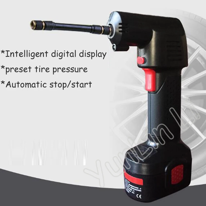 2026 Wireless Car Tire Inflatable Pump Cordless New Car Air Compressor for Car Emergency Portable Rechargeable Tyre Inflator