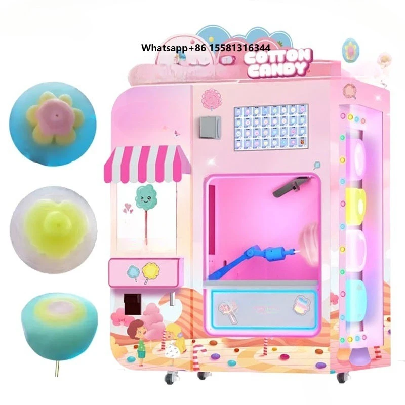 New Custom Snack Food Intelligent Robotic Equipment Automatic Flower  Candy Vending Machine for Birthday Parties