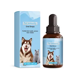 Pet Probiotic Drop Physical Discomfort For Cats And Dogs Oral Bad Breath Pet Care Solution For Dogs And Cats, Plaque In Pet 50ml