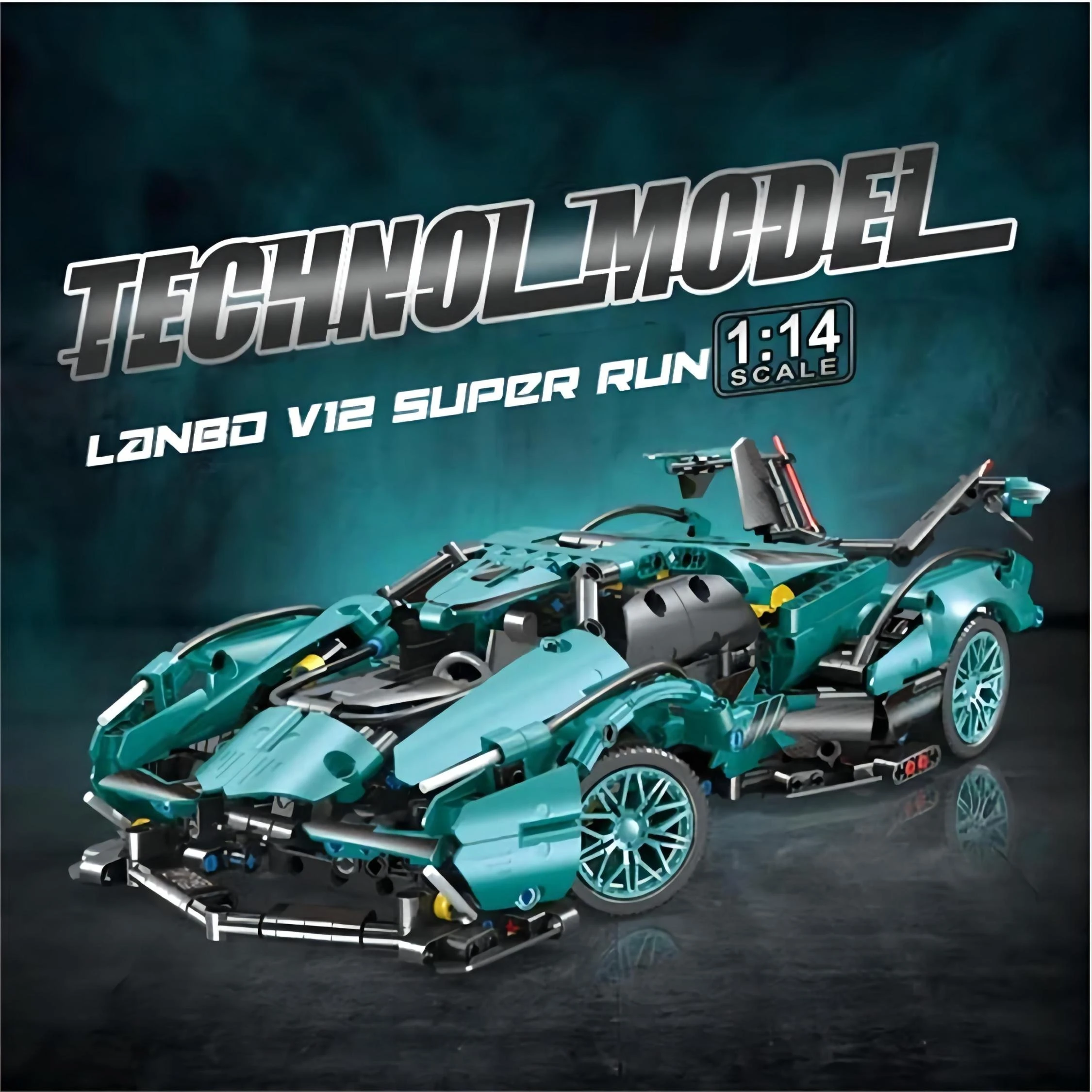 1148PCS tecnico Lamborghinied V12 Super Speed Racing Car Building Blocks modello di veicolo assemblare mattoni giocattoli per regalo per bambini adulti