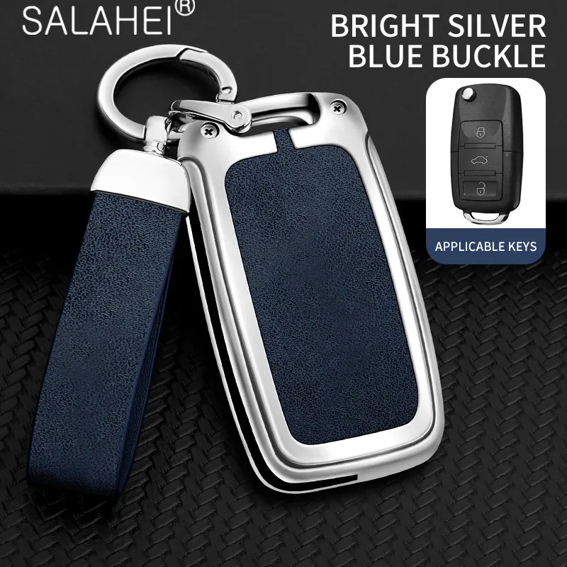 Cover Key Sleeves for Volkswagen Polo Golf Passat Langyi Sagitar Jetta Weiling Bora Tiguan Beetle T5 Up Eos Car Remote Key Case