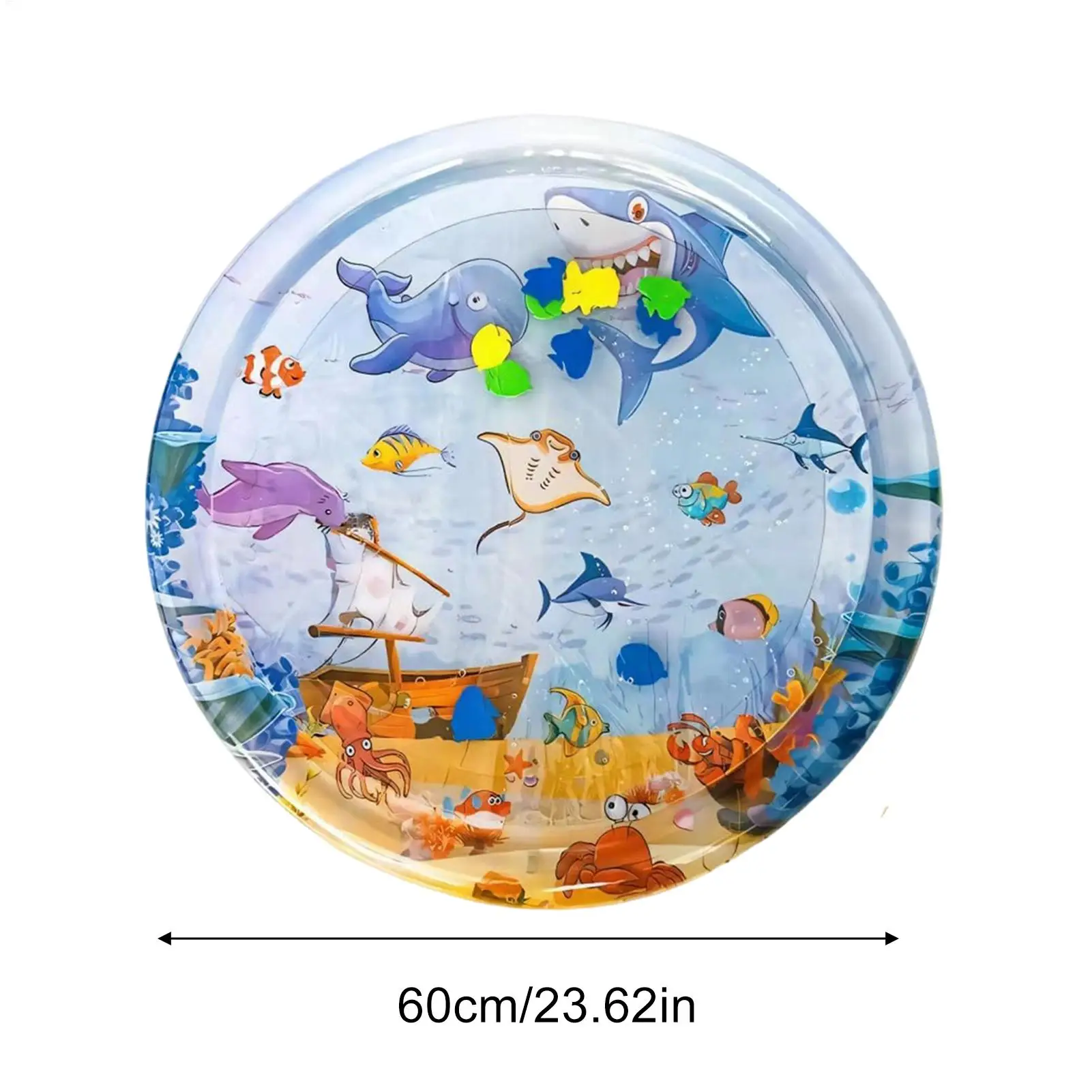 Thicken Interactive Cat Play Mat Water Bed Sensory Pet Supplies for Puppy Kitten Indoor Outdoor Home Living Room Balcony Summer view 5