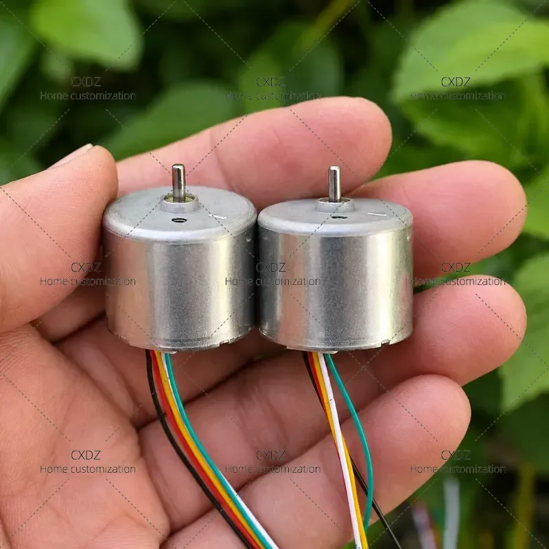 3pcs Miniature Brushless Motor 13H704T with Built-in Driver Board Supports PWM Speed Regulation