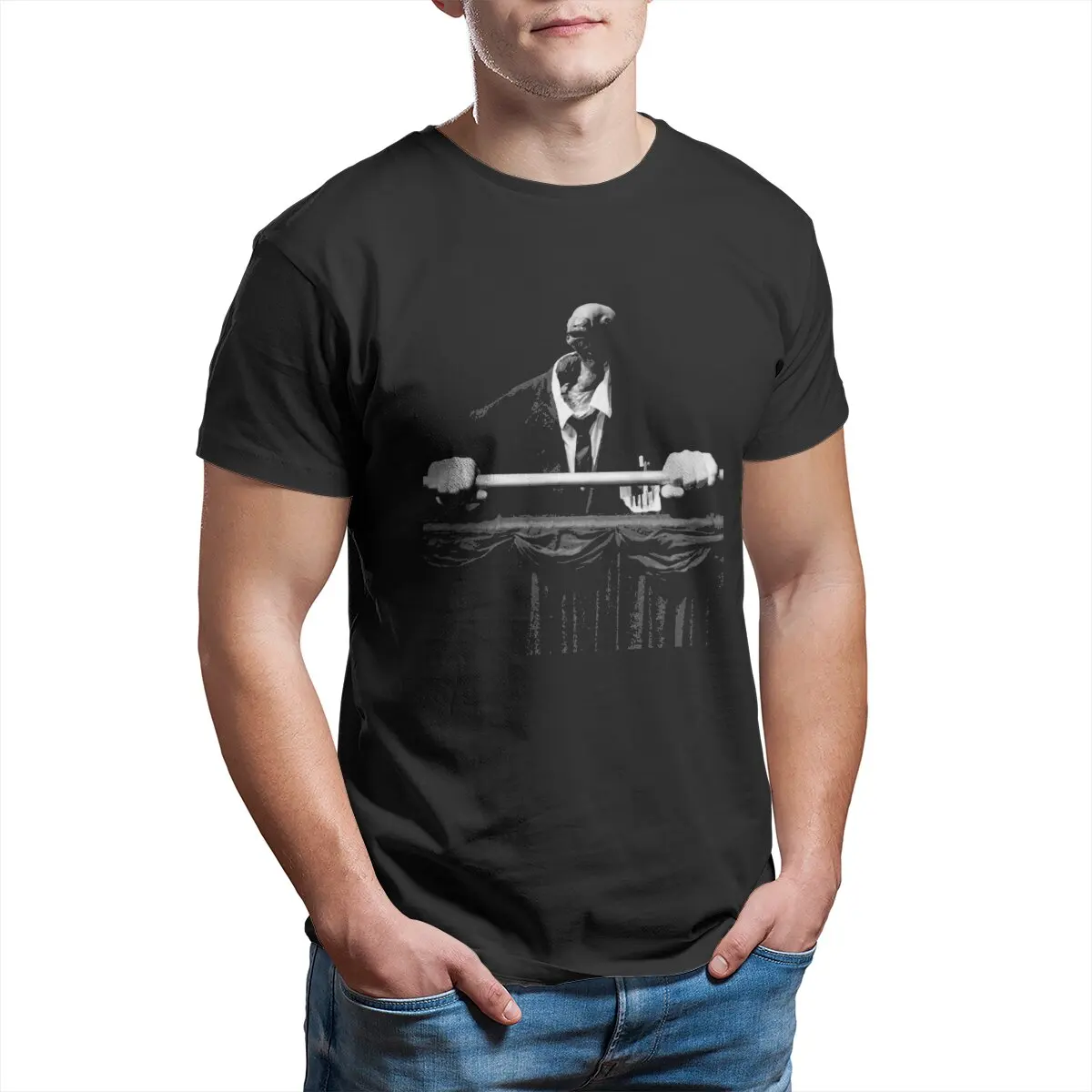 

Eraser head Eraserhead horror T-Shirt for Men Horror movie vintage Novelty 100% Cotton Tee Shirt T Shirt Printed Clothing