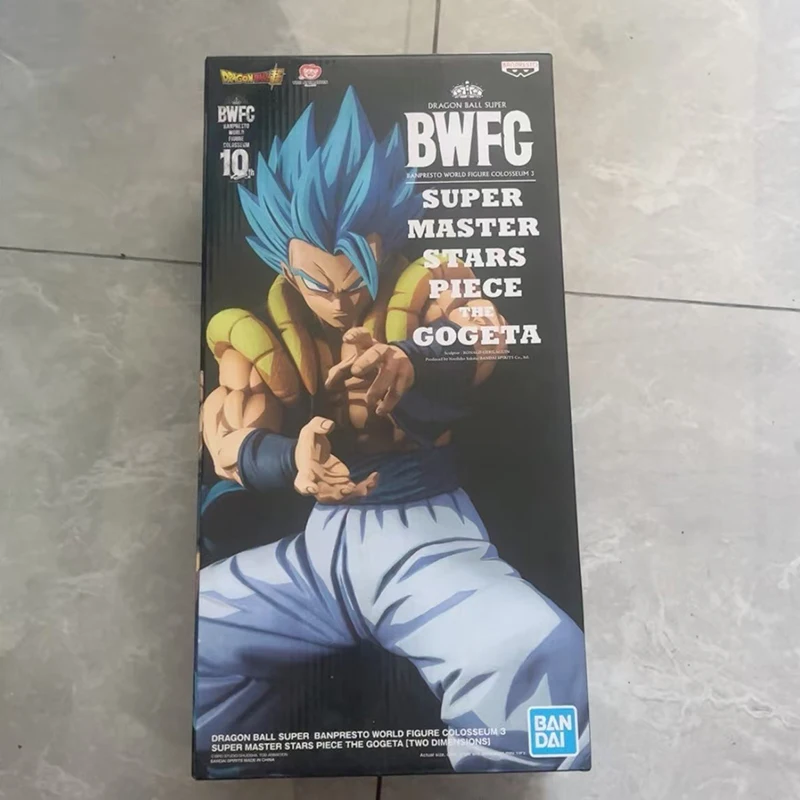 Bandai BANPRESTO DRAGON BALL SUPER MSP Vegeta Blue Hair Original Anime Figure 23cm Model Collectible Model Doll Ornament Gift