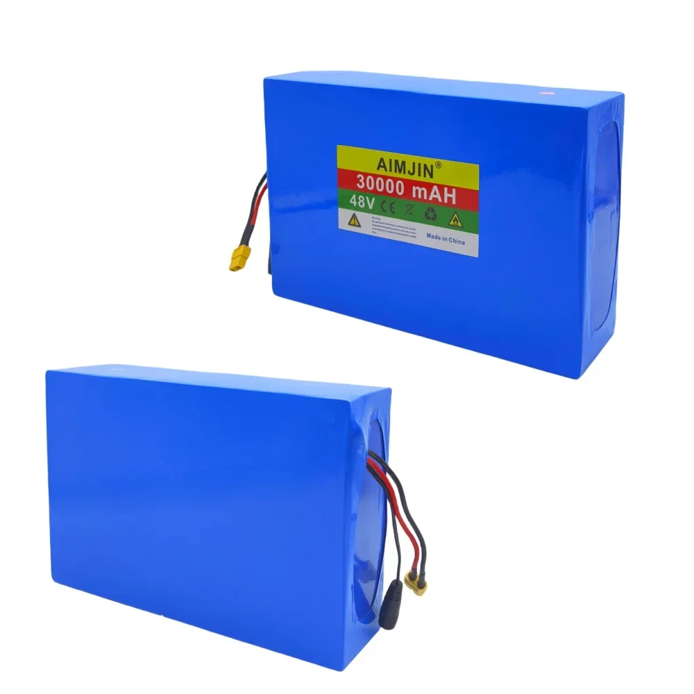Original 48V 30Ah Lithium Battery Pack for Citycoco Motorized Scooter 30000mAh 2000W with Built-in 50A BMS High Capacity 13S8P