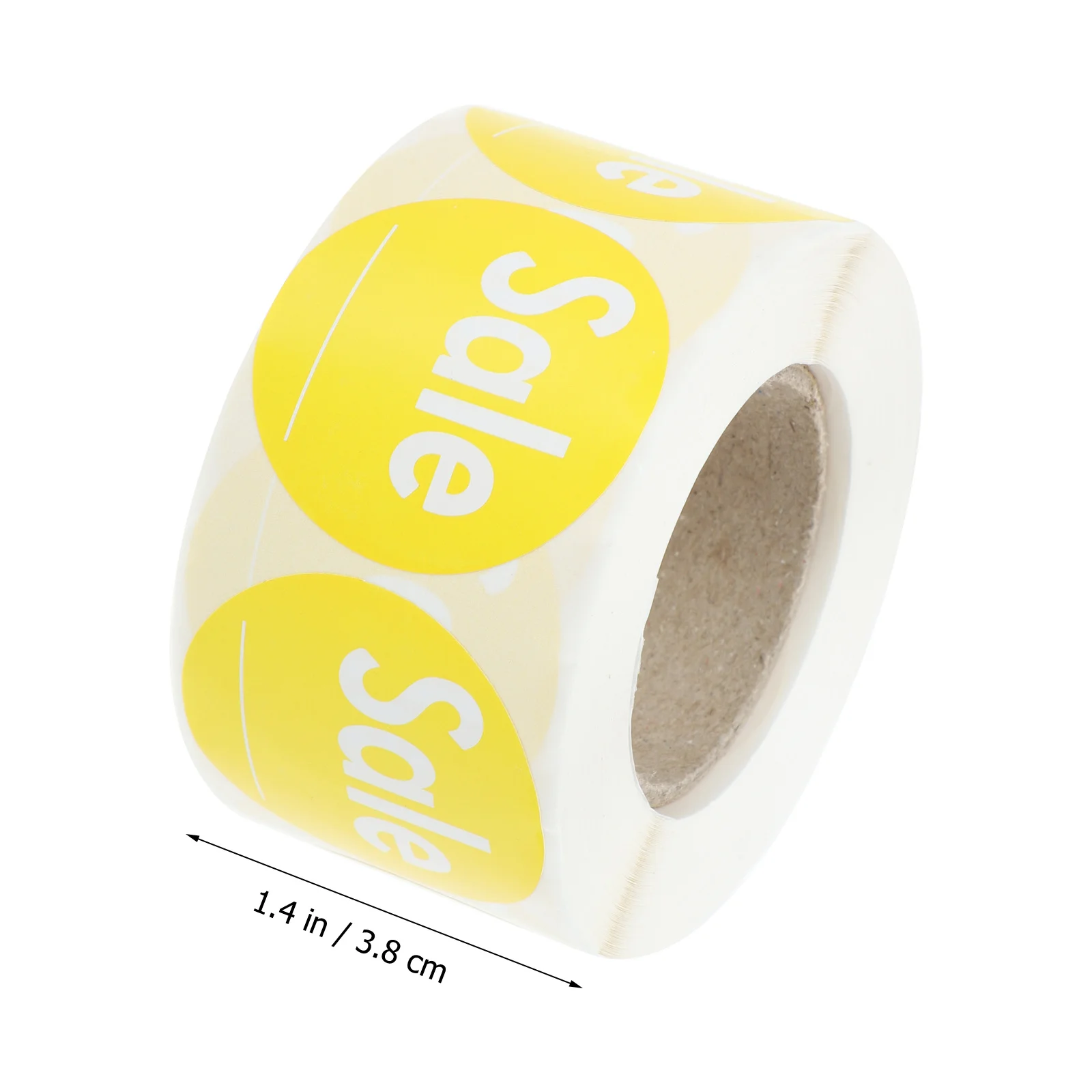 

2pcs 2 Rolls Circular Removable Stickers Sale Adhesive Labels For Retail Store Display Clearance Sale Promotion Paper Material