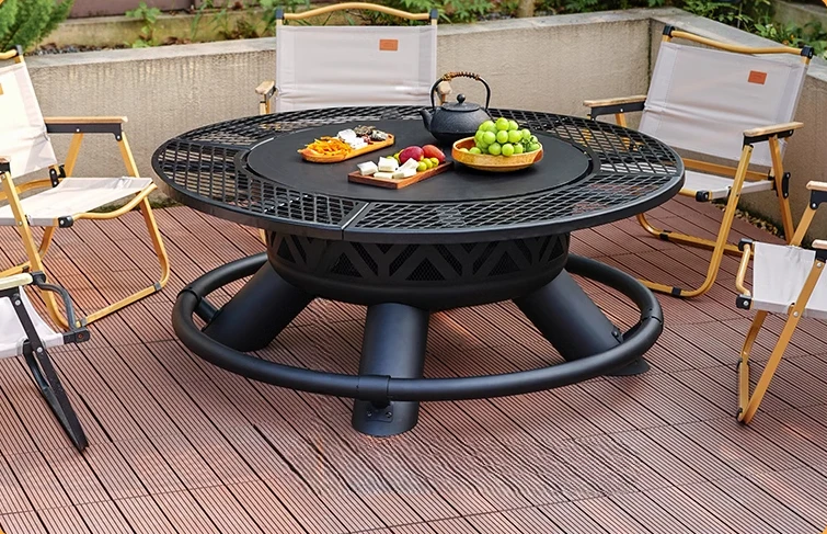 

Садовый бытовой гриль с подогревом, гриль для барбекю, гриль для костра