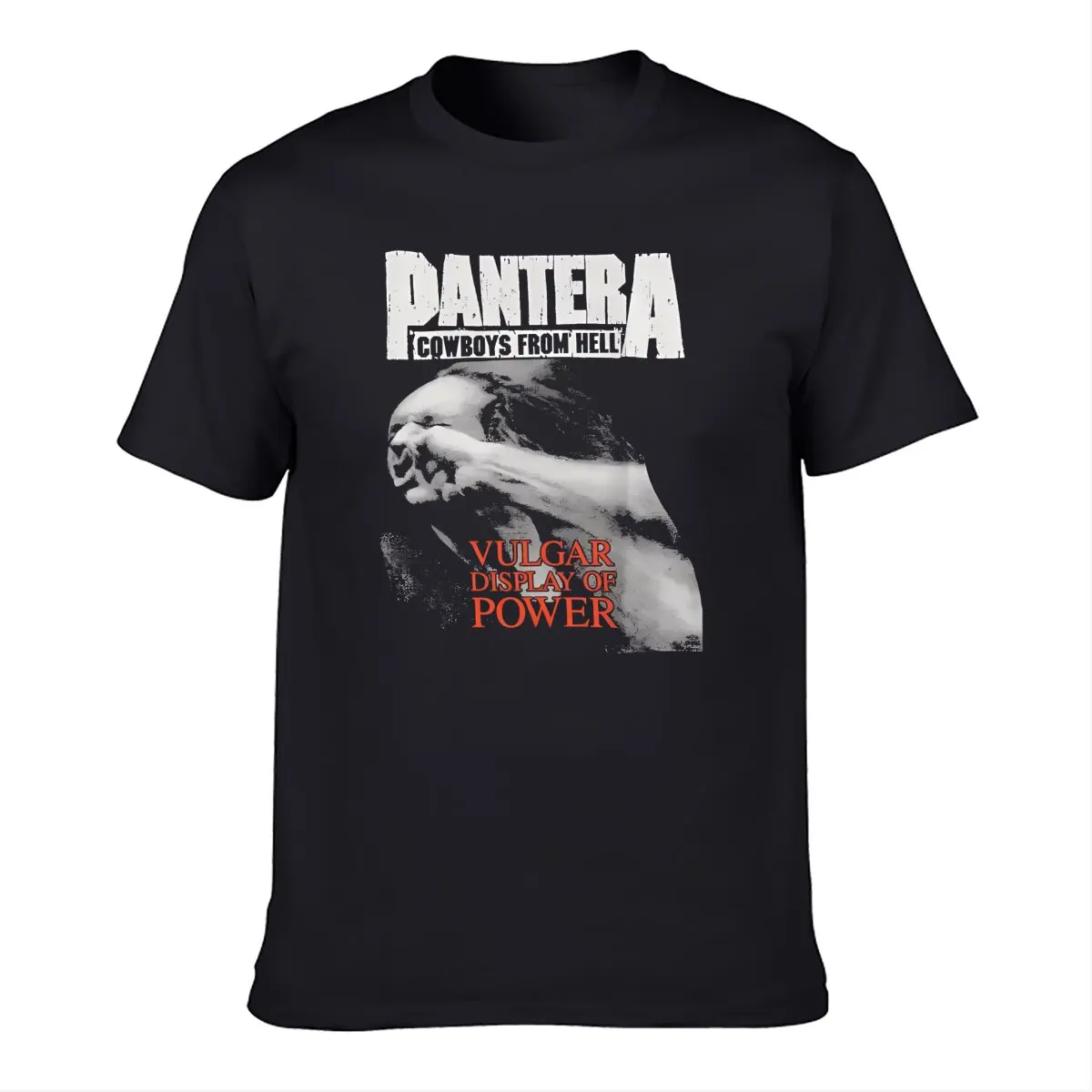 

Футболка Metal Band Rock Music Pantera, футболки в стиле хип-хоп, классические топы с короткими рукавами, летние топы из чистого хлопка с круглым вырезом, одежда больших размеров 5XL