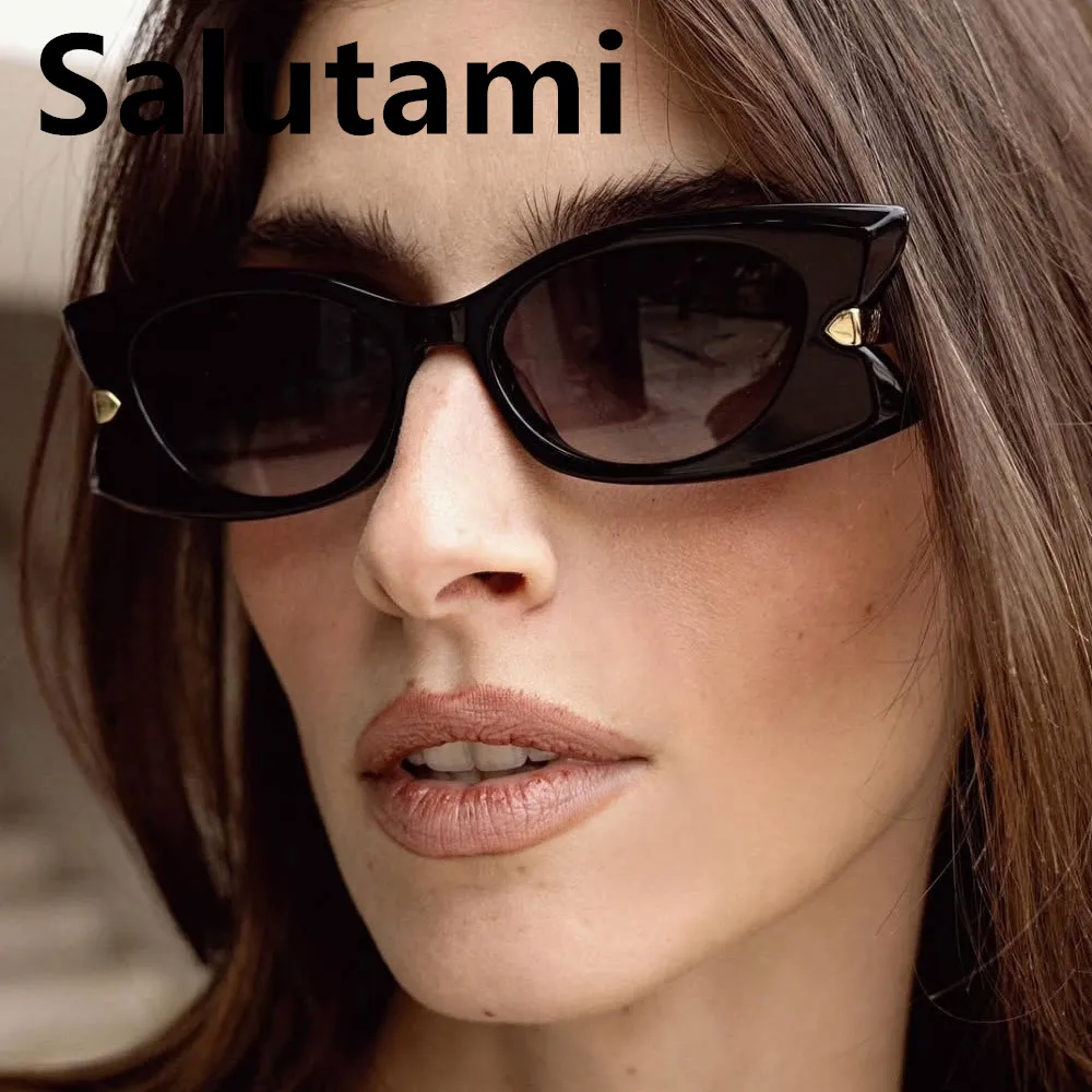 نظارات شمسية كلاسيكية على شكل فراشة متدرجة على شكل عين القطة للنساء موضة جديدة نظارات شمسية سوداء مثيرة للسيدات نظارات كاجوال عصرية #2