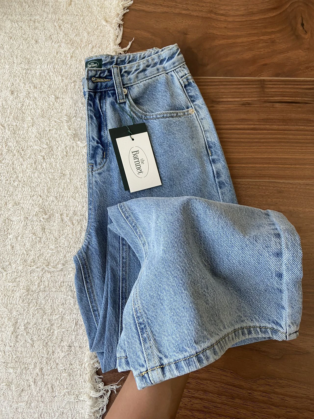 

Thebarnnet Slimming Wide Leg Jeans Narrow Version Dr Pants Spring Weight Loss Denim Women's Faion Autumn Season 2024