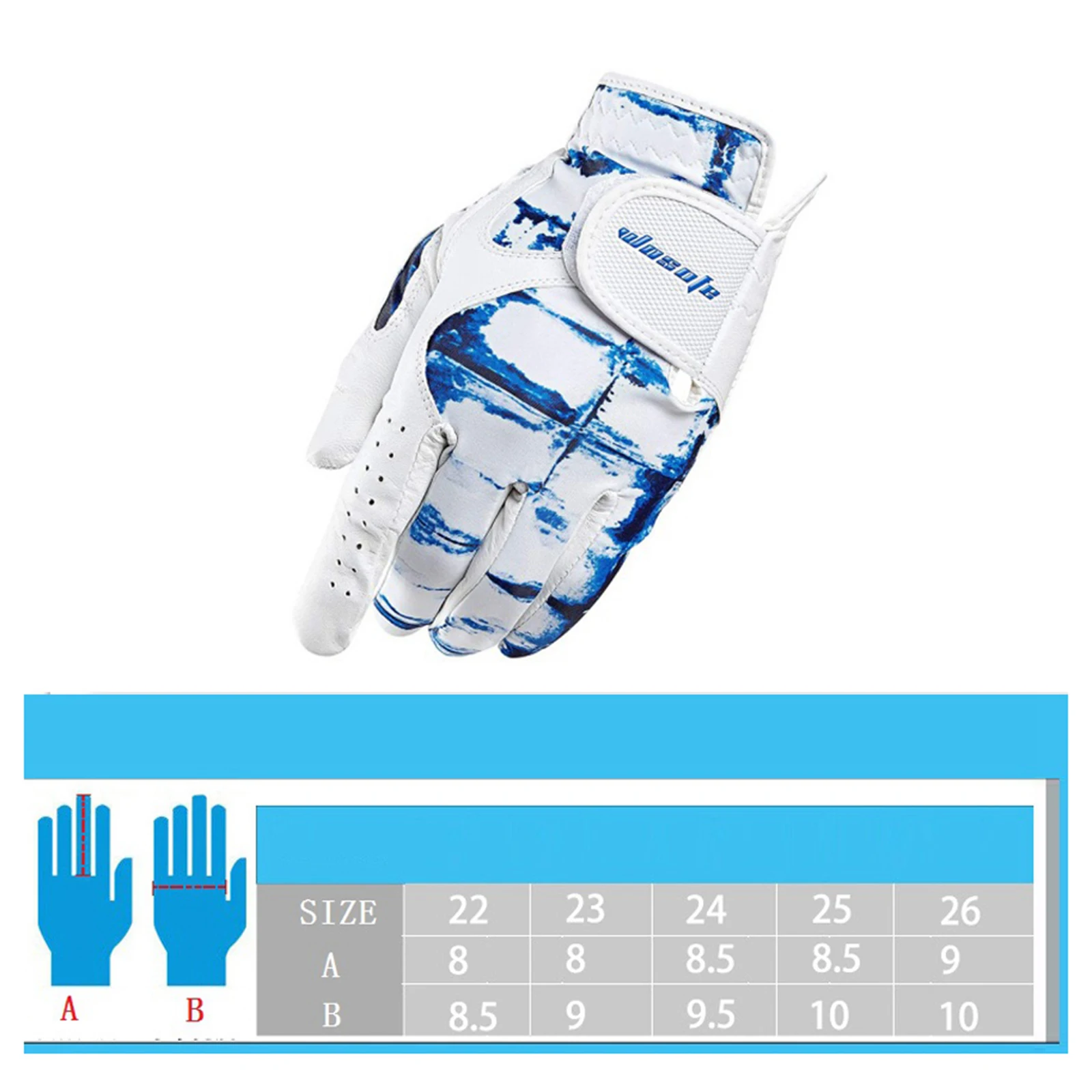 Premium Leather Men Golf Gloves Left Handed Fashion Colored Zero Friction Left Golfing for Professional Golfter
