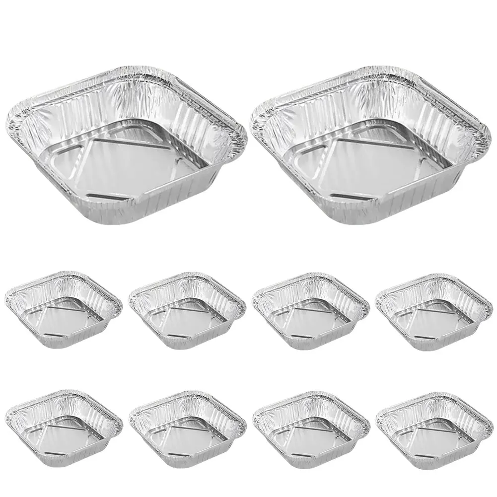 10/20 stücke Aluminium Einweg backform 6/7/8/9/16/18 Zoll Zinn folie Backform Folien schale Pfanne für Luft fritte use Backen Kochen Lagerung
