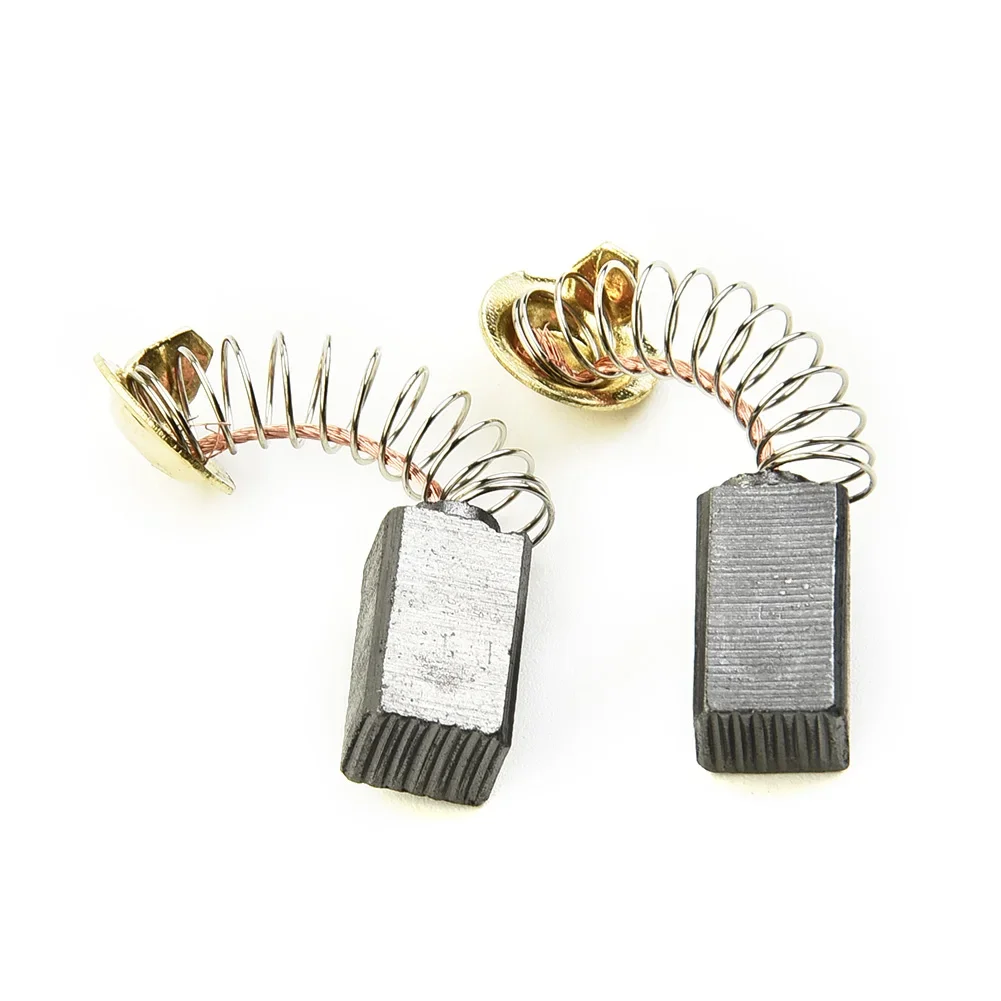 Set Of 2 Carbon Brushes For Guild PDH26G 1000W Rotary Hammer Drill E15 Brush Type 6.5 Mm X 7.5 Mm X 12 Mm Replacement