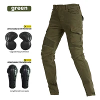 Pantalones vaqueros para motocicleta, pantalones vaqueros para motocicleta, equipo de protección para montar en bicicleta, pantalones de Moto de turismo con engranajes de protección, verano para mujer