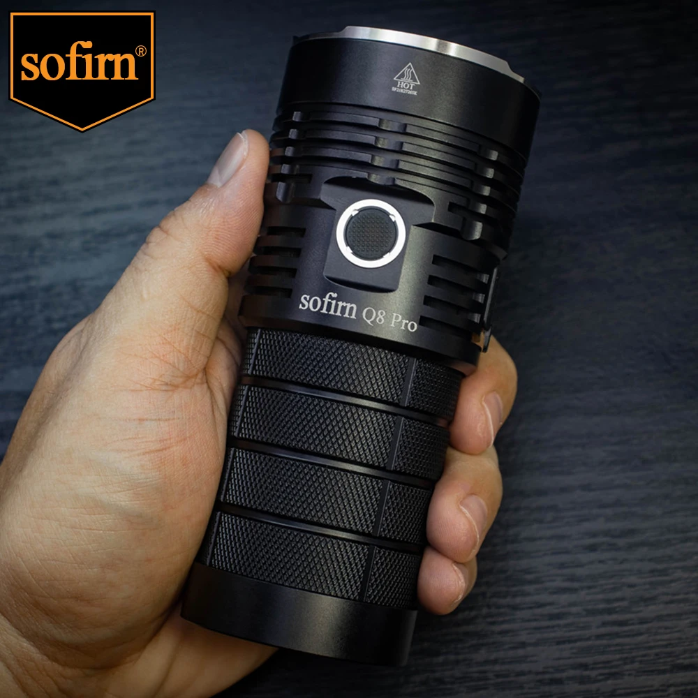 Sofirn Q8 Pro 4 * XHP50.2 LED anduril 2 UI ไฟฉายทรงพลัง11000ลูเมน USB C 18650ชาร์จได้พร้อมชาร์จย้อนกลับ