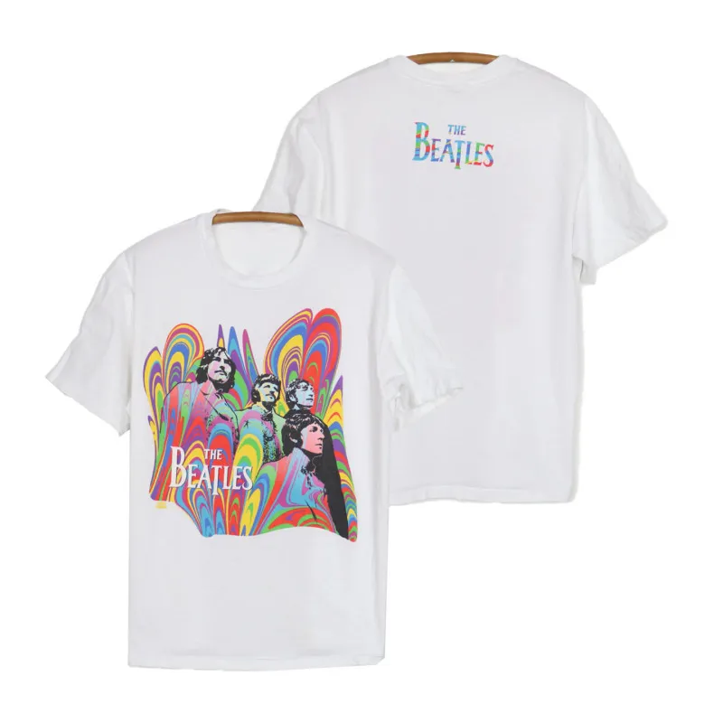Band Love Ballad Punk Rock High Street Vintage Loose Men's Short-sleeved T-shirt
