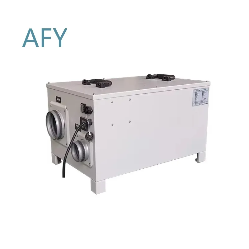 2kg/h Portable Rotary Desiccant Rotor Dehumidifier for Home Office Basement Garage Workshop RV Camping Indoor Use Air Dryer
