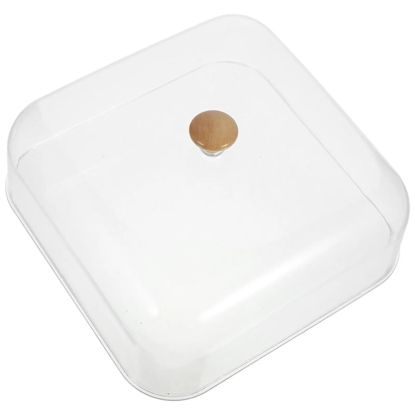 

Cake Dome Transparent Acrylic Food Covers Dust Proof Reusable Kitchen Supplies Party Dessert Tray Fruit Plate Stylish