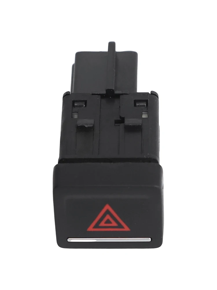 Black Hazard Lamp Switch Quick Installation Process Wear-resistant Design Direct Installation Made Of ABS Material