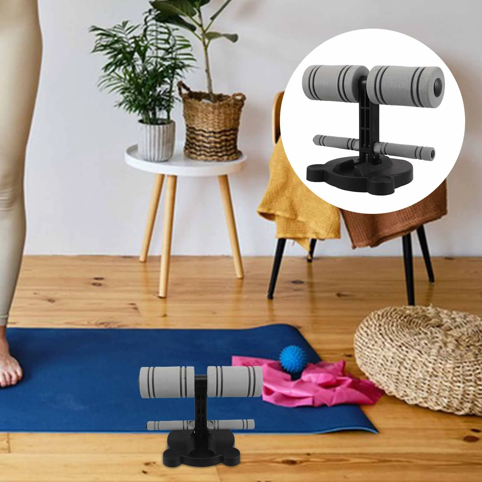 

1pc Sit Up Assistant Device Multifunctional Ab Workout Machine For Home Gym Exercise Equipment Adjustable Belly Fitness Tool