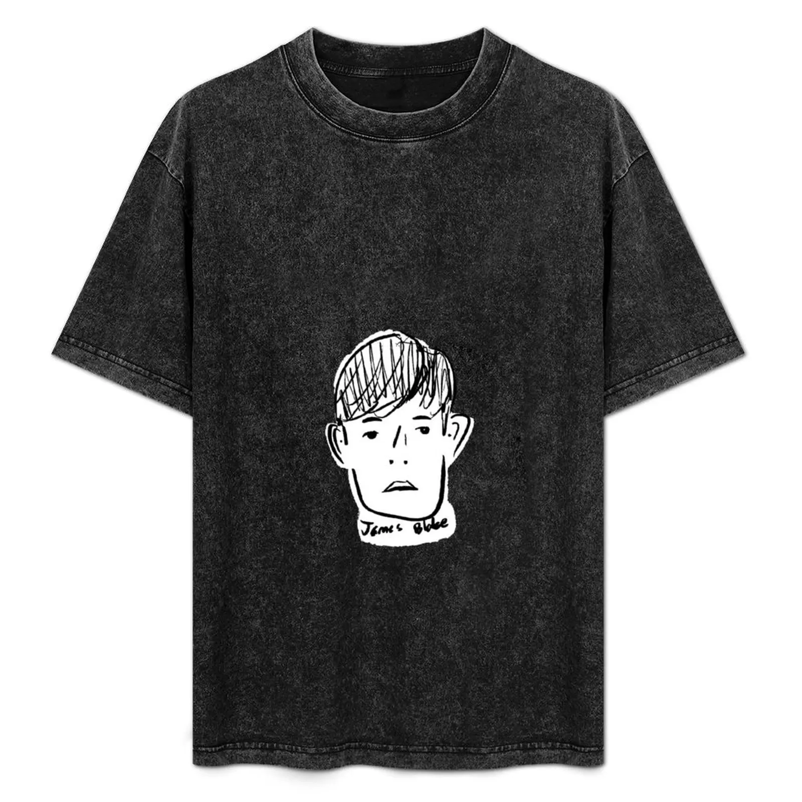 Zero Effort James Blake Sticker T-Shirt aesthetic clothes anime tshirt t shirts for men