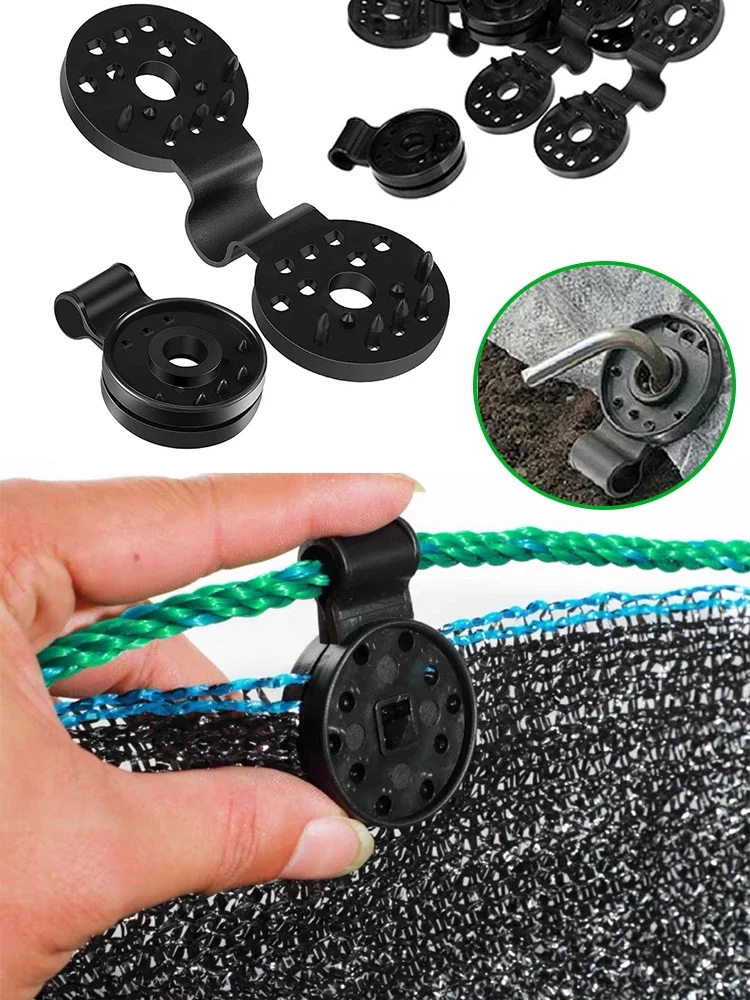 10/100PCS Shade Cloth Clips Shade Fabric Clamps Grommets For Net Mesh Cover Sunblock Fabric In Garden Backyard Greenhouse Fixer