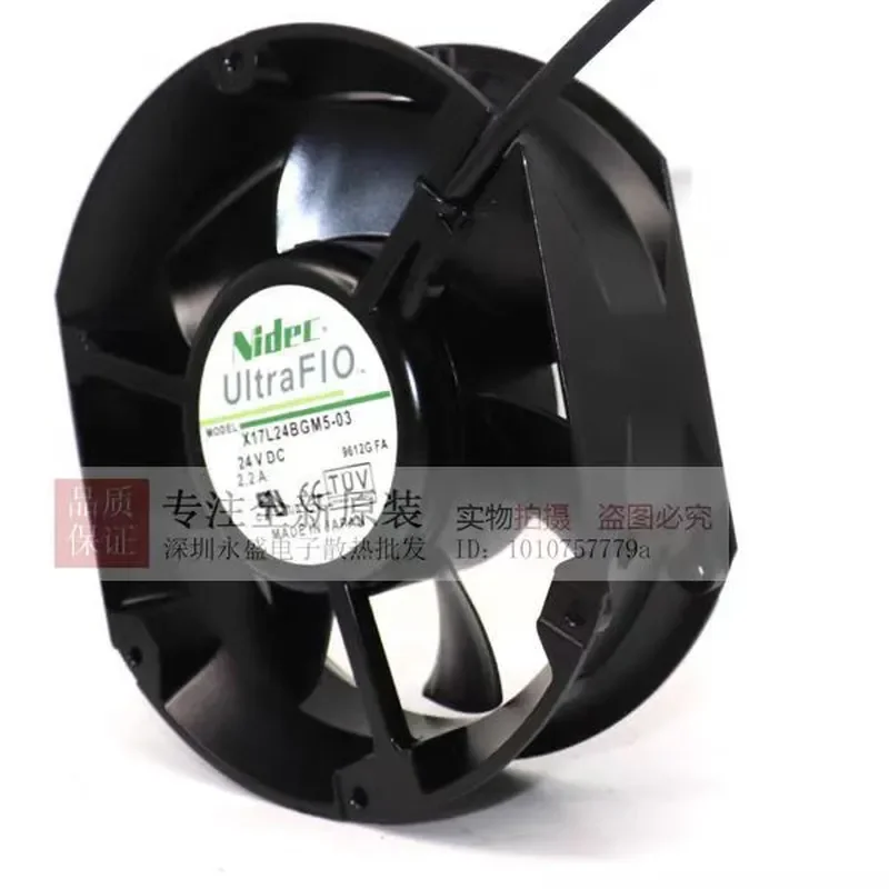 for X17L24BGM5-03 X17L24BGM5-03Z02 X17L24BGM5-07 24V 2.2A Imported Cooling Fan