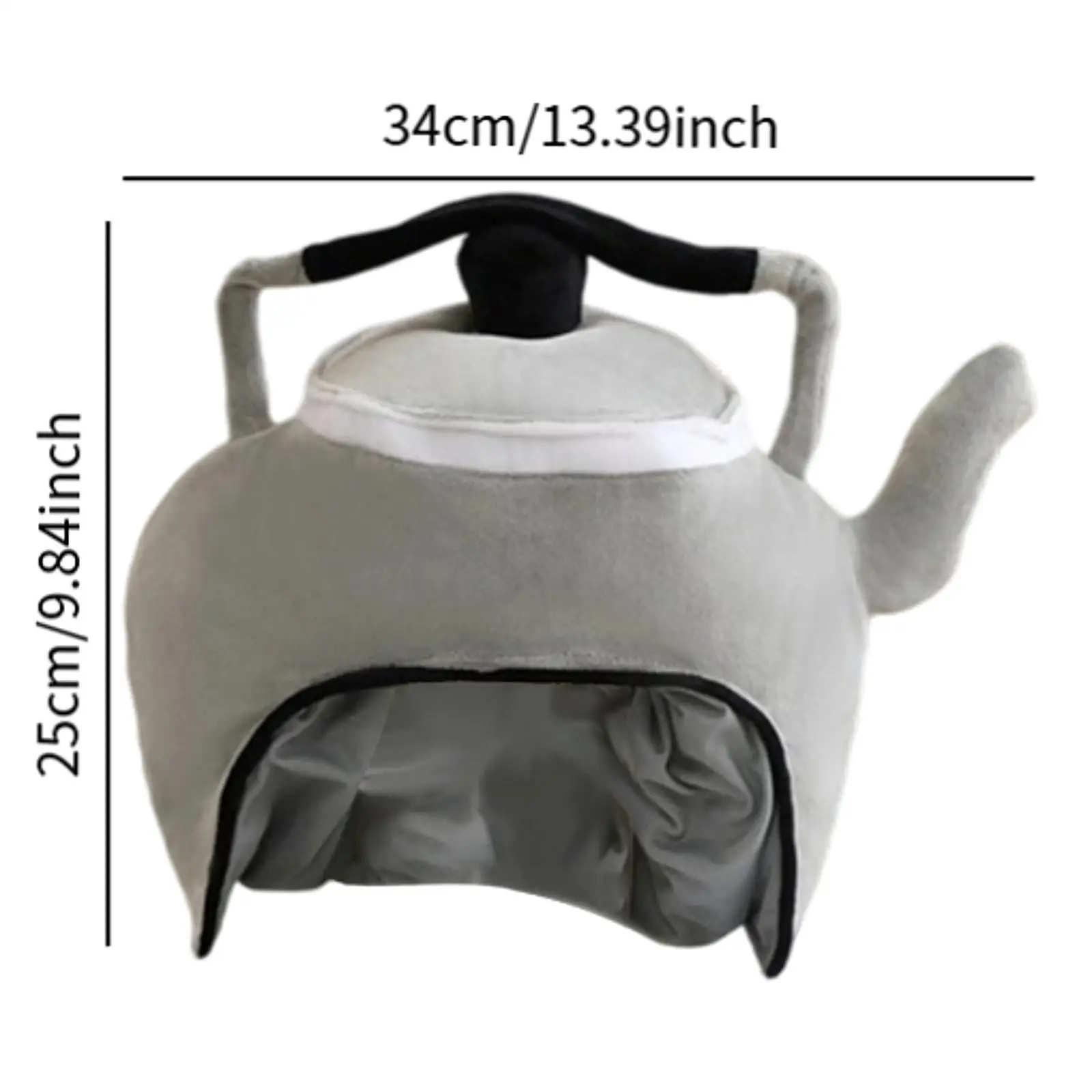 Bollitore Copricapo Cappello Cosplay Accessori per adulti Copricapo da donna Cappello di peluche per compleanno Spettacolo teatrale Vestire le feste