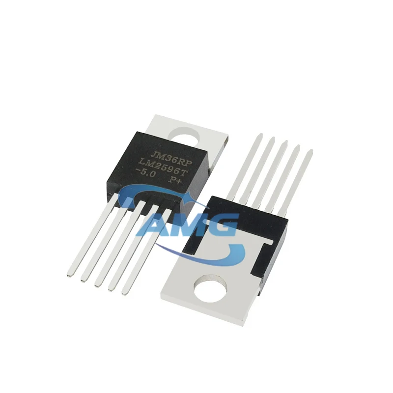 20PCS LM2596T-3.3, LM2596T-5.0, LM2596T-12, LM2596T-adJ. In-line TO-220-5 step-down regulator chip