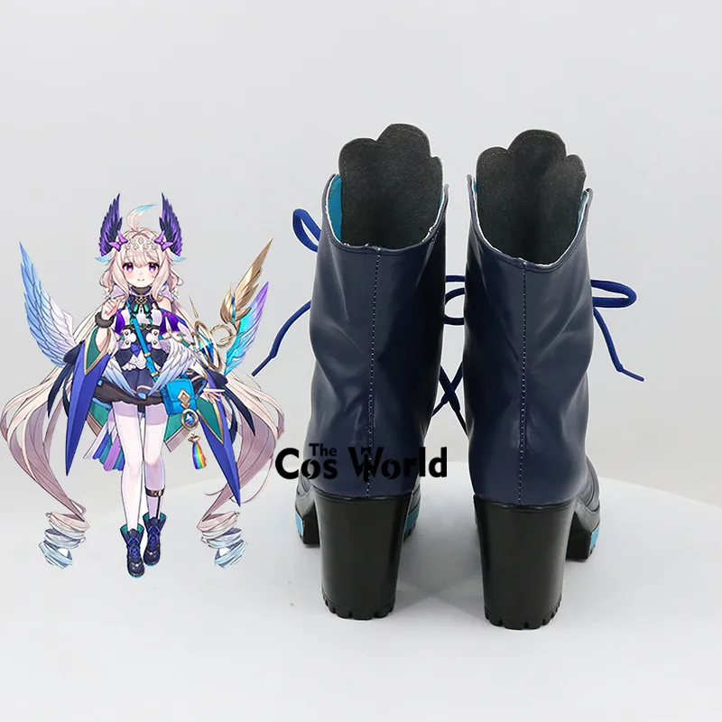 Virtual YouTuber VTuber Enna Alouette Anime Personalizar Botas de Sapatos Cosplay
