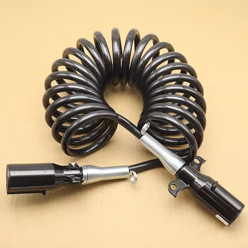 For Truck trailer line semi-trailer connection line 7-core spiral wire assembly