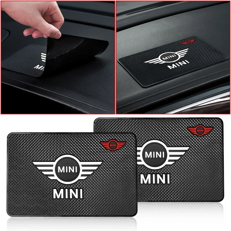 1pc New Anti Slip Mat PVC Dashboard Phone Holder Non-Slip Sticky Pad For Mini Cooper R50 R52 R53 R55 R56 R60 R61 F54 F55 F56 F60