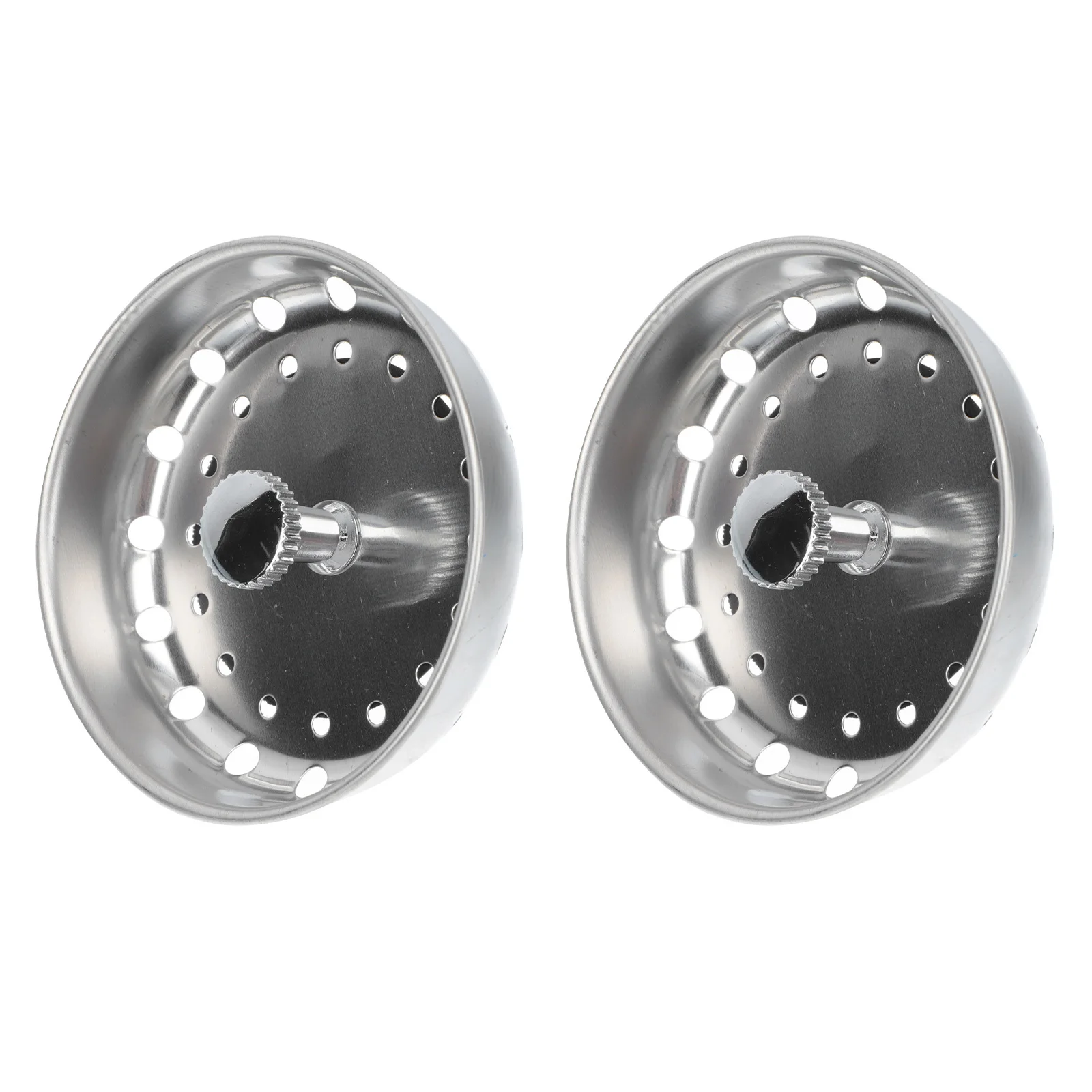 2 قطعة غطاء لبالوعة الفولاذ المقاوم للصدأ تصفية شبكة للمطبخ حوض غسيل التوصيل ثقوب دائم استنزاف مصفاة بالوعة المنزل #4