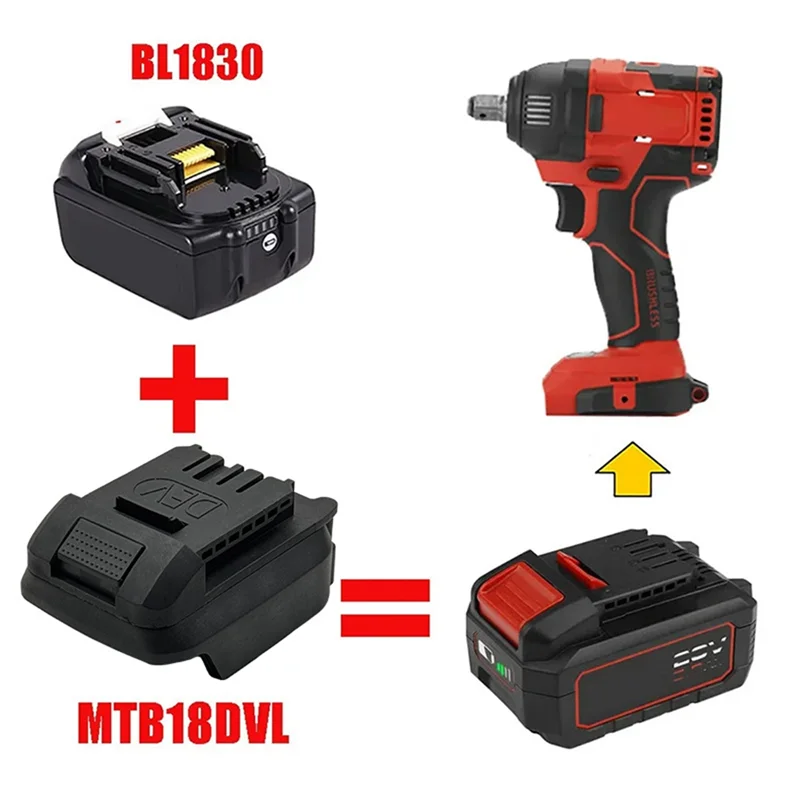 

B17B MTB18DVL Adapter Converter For 18V Li- Battery For Devon Electric Power Tools