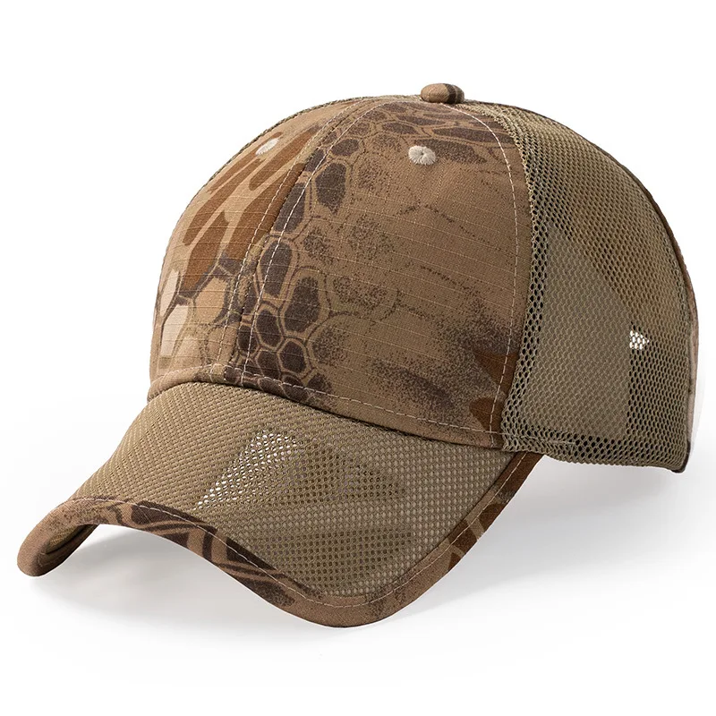 New XXL Large Size Camouflage Trucker Hat Men Breathable Mesh Baseball Cap Big Head Spring Summer Sun Caps  Adjustable