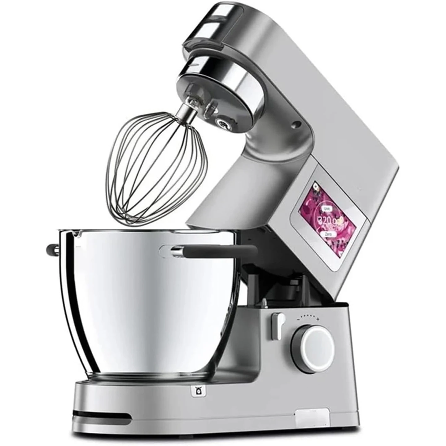 Edelstahl-Schneebesen, Zubehör kompatibel für Kenwood-Küchenmaschinen, Schneebesen All Chef XL Küchenmaschinen KMM020/ KVL61/KVL6300
