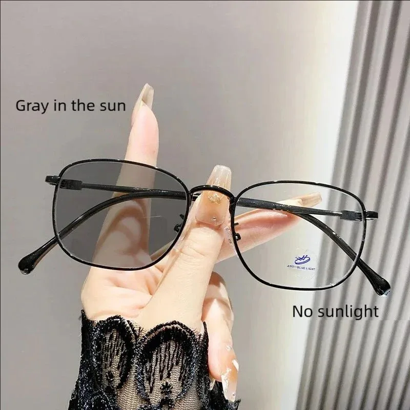 2025 نظارات القراءة اللونية مكافحة الضوء الأزرق عالية الوضوح المسنين طول النظر الشيخوخي نظارات الرجال النساء النظارات العصرية