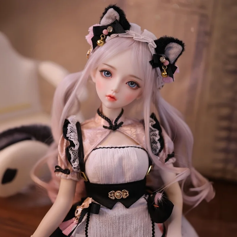 Boneca TPE de 23,6 pol., ossos resistentes, poses versáteis, maquiagem requintada, pele delicada, adequada para fotografia, festas