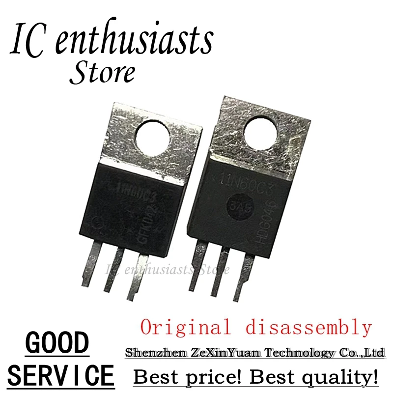 

10 шт. 20 шт. 11N60C3 SPP11N60C3 TO-220F 11A 650V оригинальная разборка