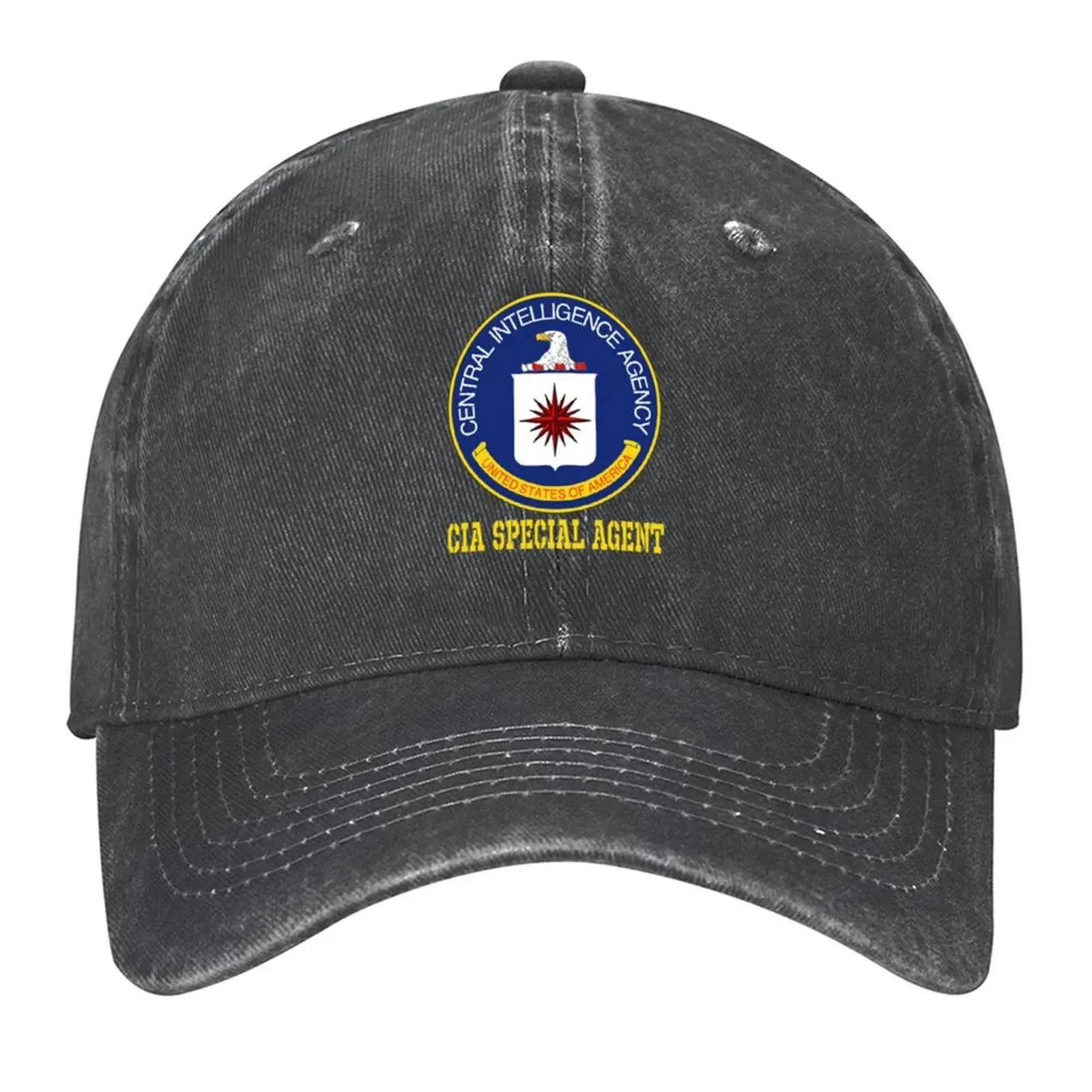 New central intelligence agency CIA Baseball Cap Hip Hop Fashion Beach hiking hat Big Size Hat Caps For Men Women's